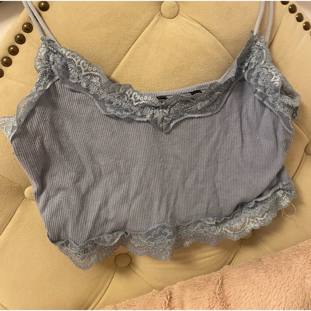 Lacey Blue tank top
